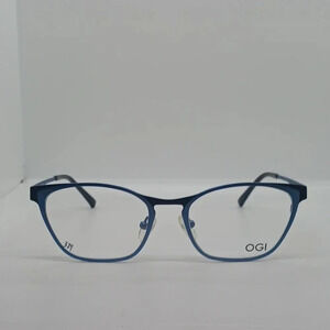 NWT WOMEN'S OGI EYEGLASS FRAMES EVOLUTION BLUE BLACK